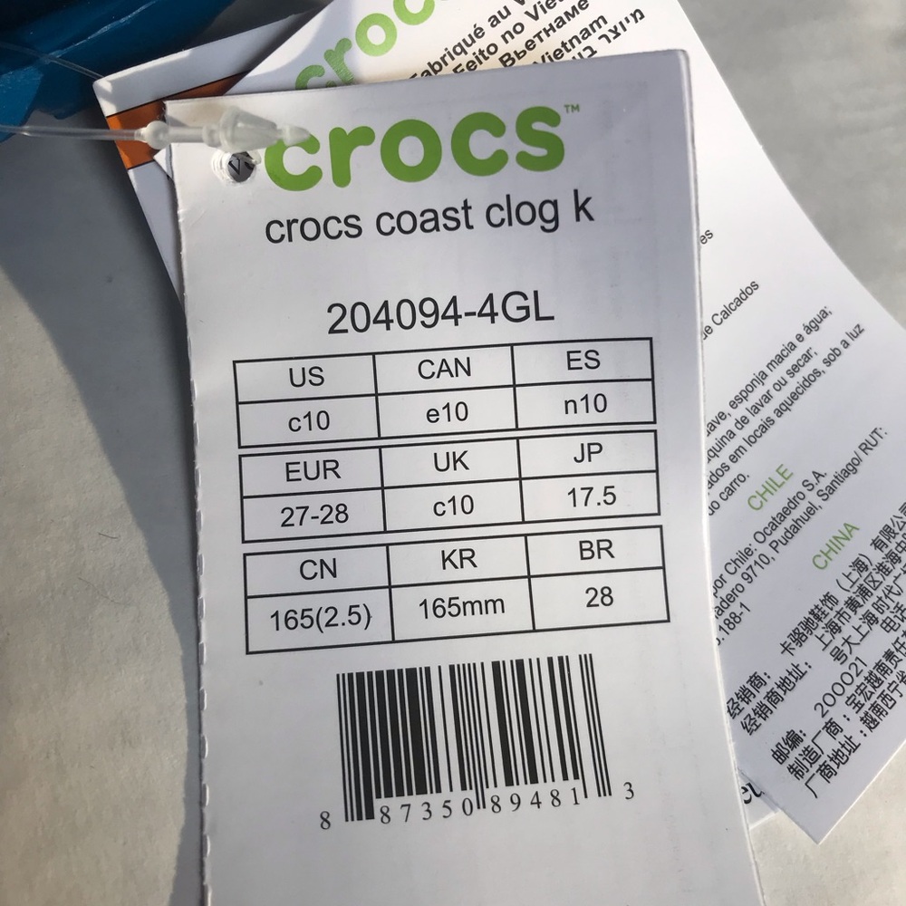 -Crocs- Brand New with tag- Kid Size C10 - Picture 6 of 7